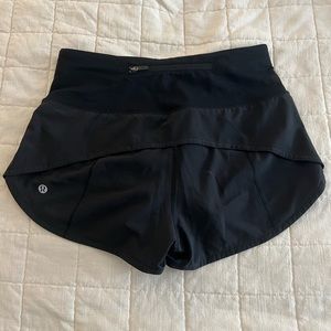 Lululemon High Rise Speed Up Short 2.5”